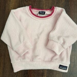 Patagonia Baby Light Pink Fleece Sweatshirt